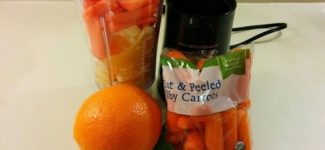 Orange Carrot Juice Smoothie Using Hamilton Beach Personal Blender